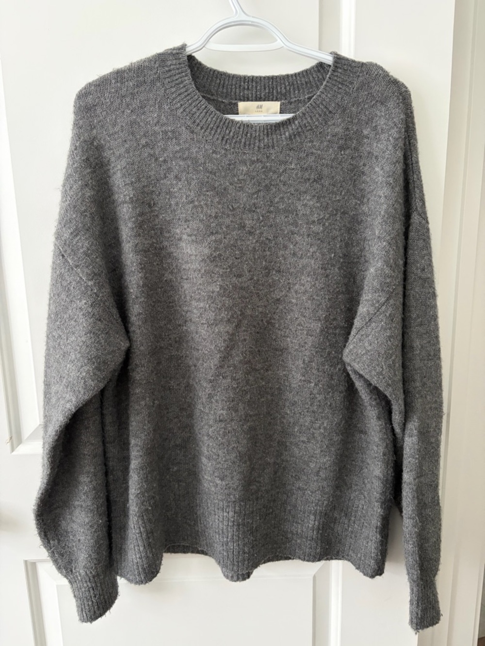 H&M Soft Gray Crewneck Sweater